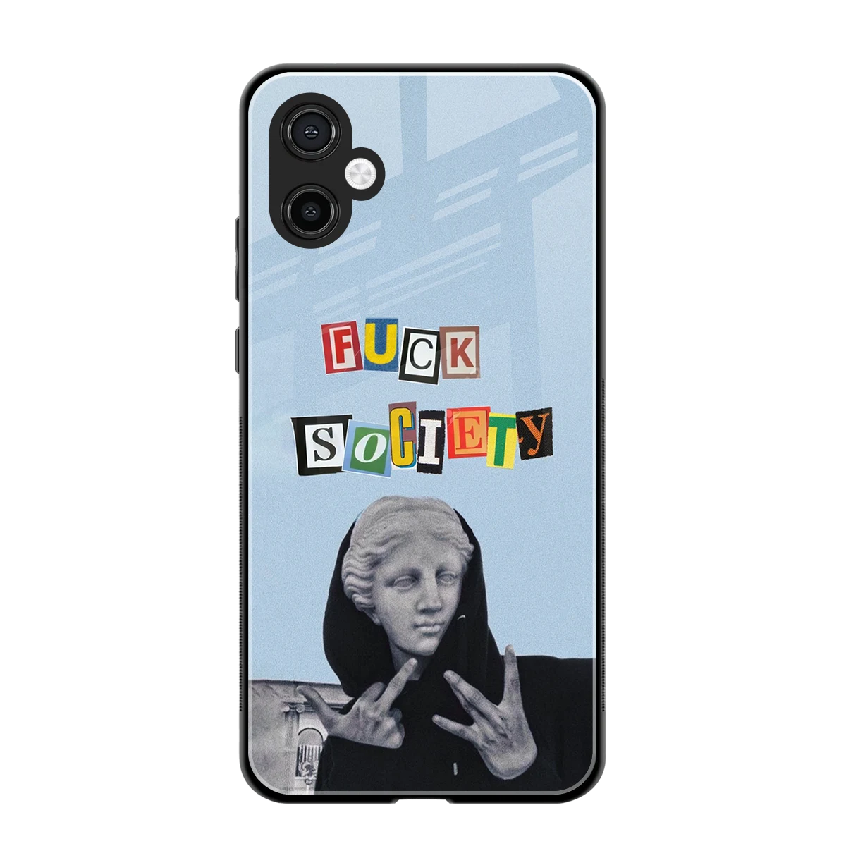 Rebel Mind back phone cover | glass case for samsung galaxy a06 5g