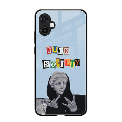 Rebel Mind back phone cover | glass case for samsung galaxy a06 5g