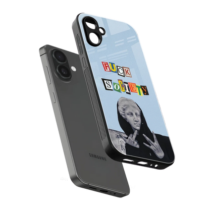 Rebel Mind sleek samsung galaxy a06 5g cover with tempered glass back and TPU edges