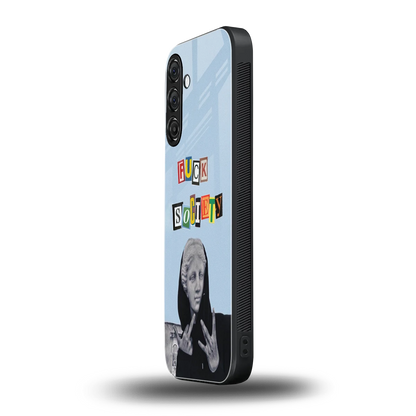 Rebel Mind samsung galaxy a36 5g mobile cover | shockproof glass phone case