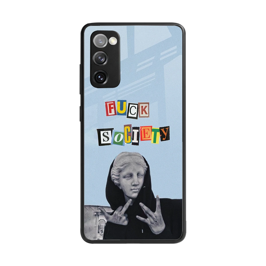 Rebel Mind back phone cover | glass case for samsung galaxy s20 fe