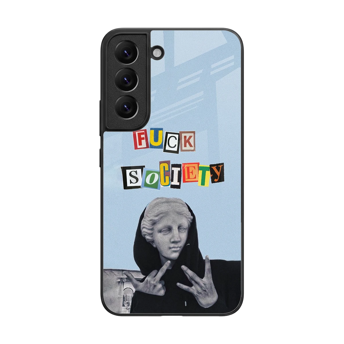 Rebel Mind back phone cover | glass case for samsung galaxy s22