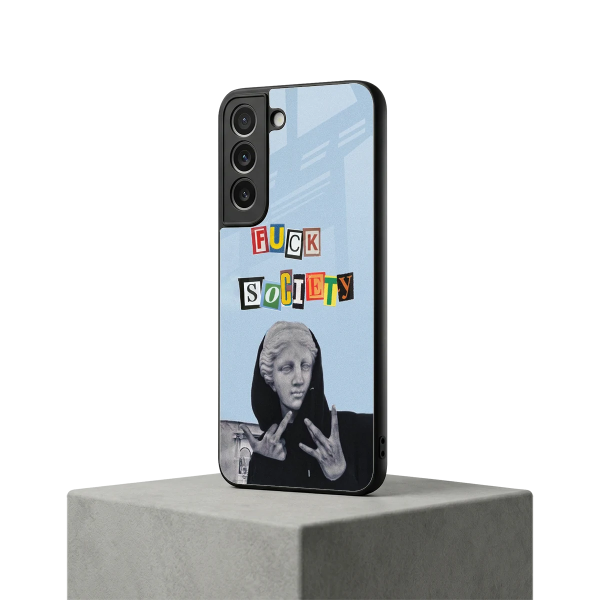 Rebel Mind samsung galaxy s22 mobile cover | shockproof glass phone case