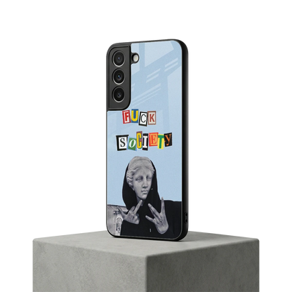 Rebel Mind samsung galaxy s22 mobile cover | shockproof glass phone case