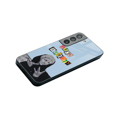 Rebel Mind stylish phone case for samsung galaxy s22 | glossy glass and slim fit