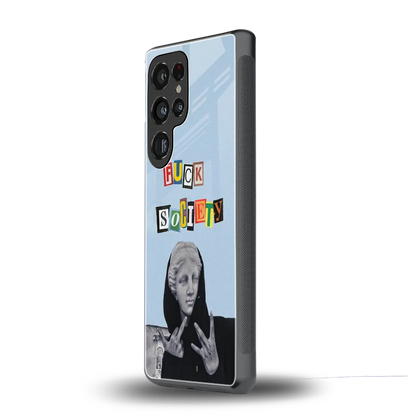 Rebel Mind samsung galaxy s25 ultra mobile cover | shockproof glass phone case