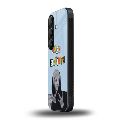 Rebel Mind samsung galaxy s25 plus mobile cover | shockproof glass phone case