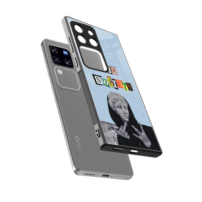 Rebel Mind sleekvivo v30 pro cover with tempered glass back and TPU edges