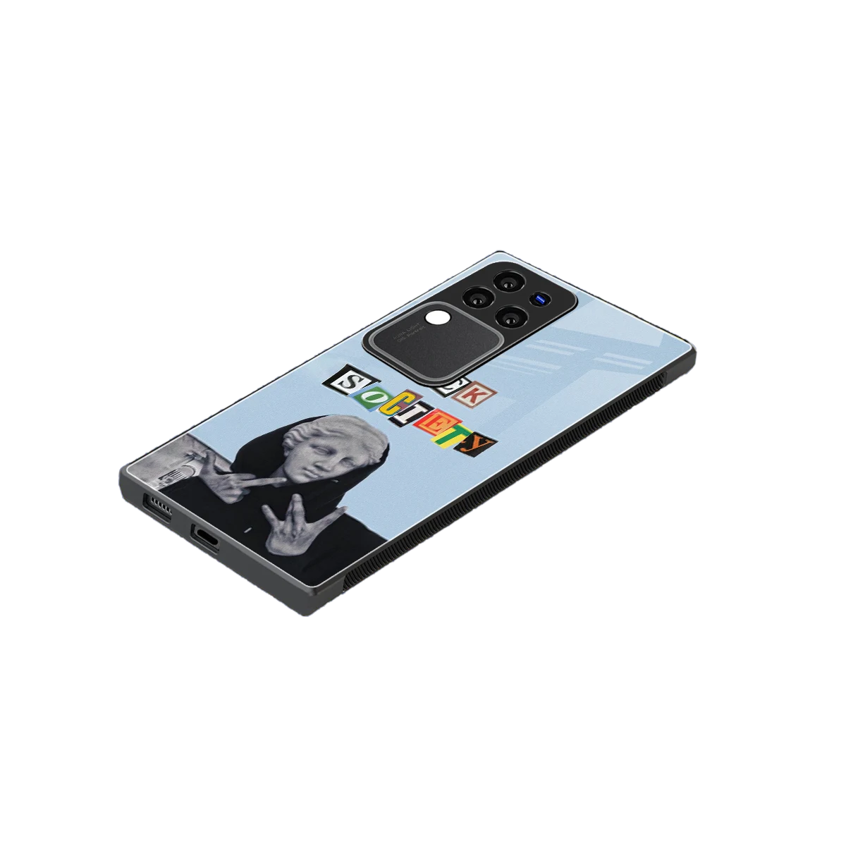 Rebel Mind stylish phone case forvivo v30 pro | glossy glass and slim fit