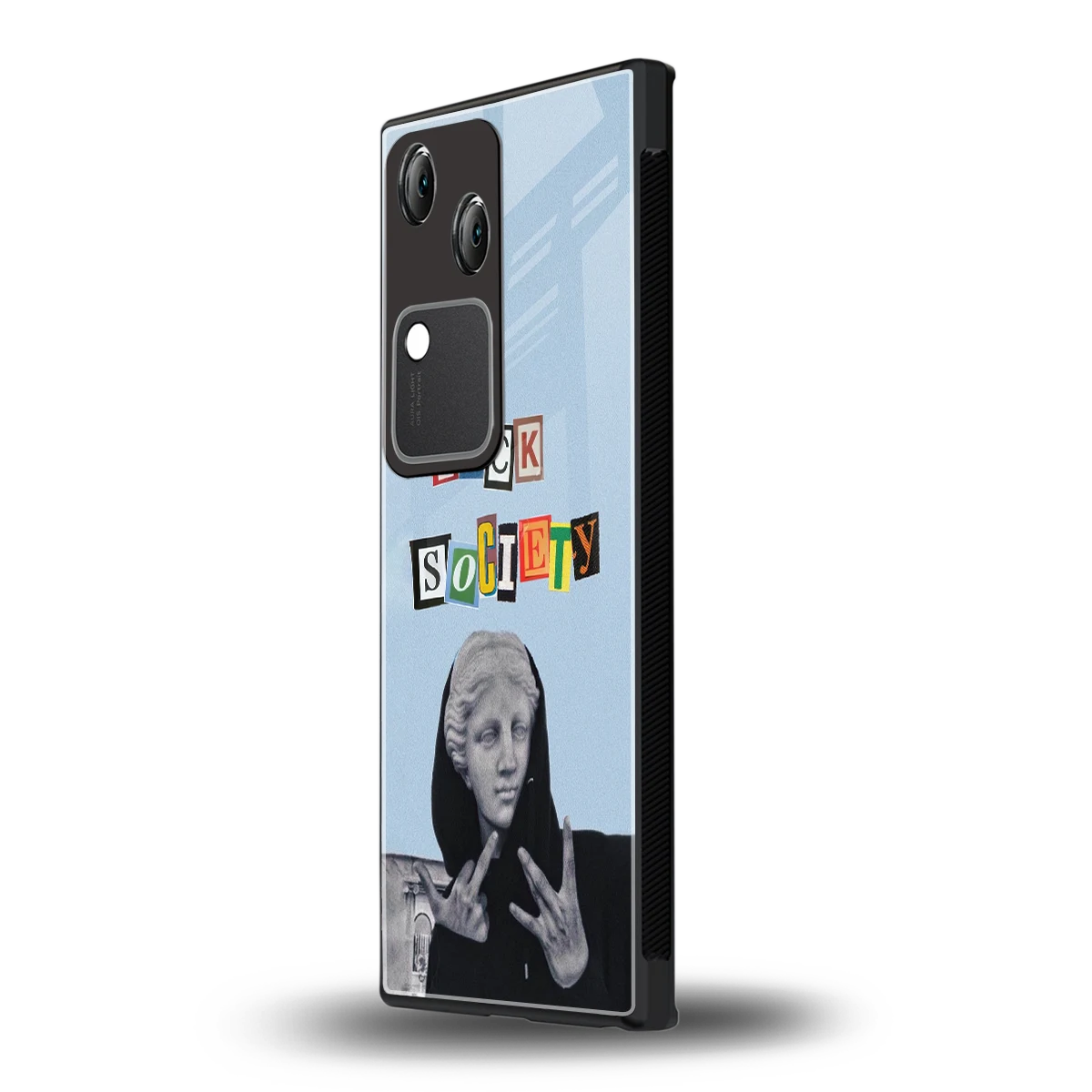 Rebel Mind vivo v30 mobile cover | shockproof glass phone case
