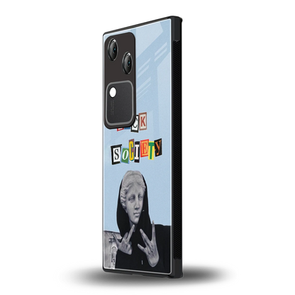 Rebel Mind vivo v30 mobile cover | shockproof glass phone case