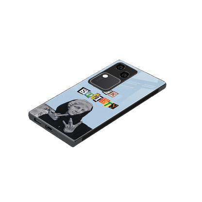 Rebel Mind stylish phone case for vivo v30 | glossy glass and slim fit