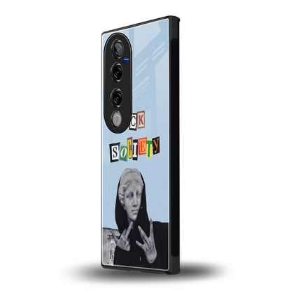 Rebel Mind vivo v40 pro mobile cover | shockproof glass phone case
