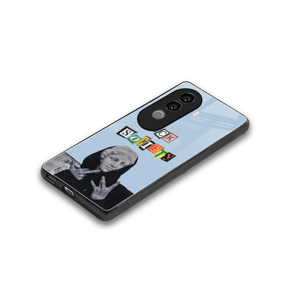 Rebel Mind stylish phone case for vivo v40e | glossy glass and slim fit