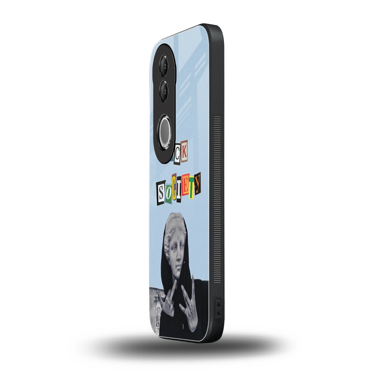 Rebel Mind vivo v50 mobile cover | shockproof glass phone case