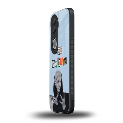 Rebel Mind vivo v50 mobile cover | shockproof glass phone case