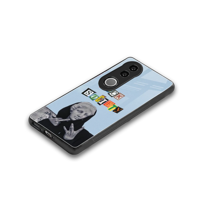 Rebel Mind stylish phone case for vivo v50 | glossy glass and slim fit