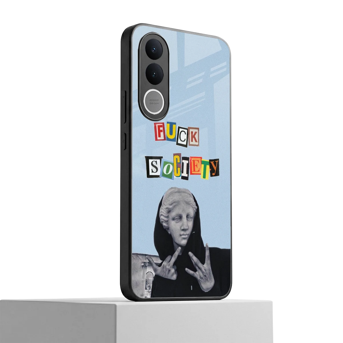 Rebel Mind vivo v70 fe mobile cover | shockproof glass phone case