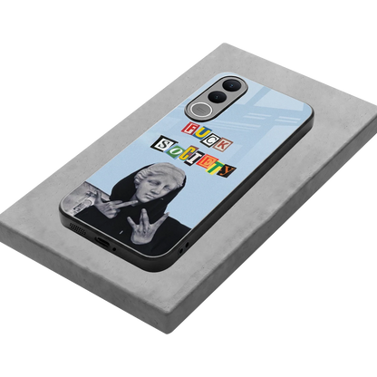 Rebel Mind stylish phone case for vivo v70 fe | glossy glass and slim fit