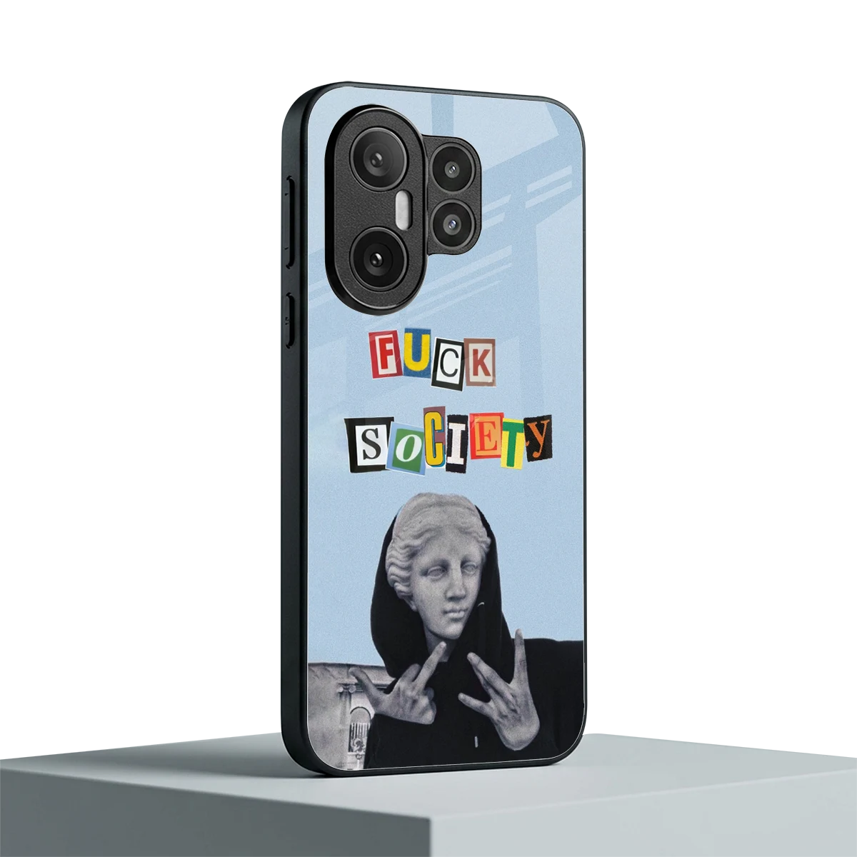 Rebel Mind vivo x200 fe mobile cover | shockproof glass phone case