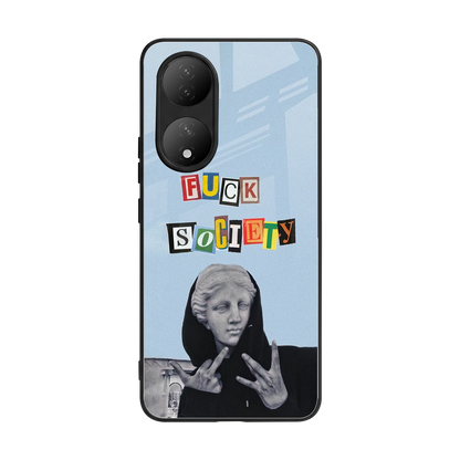 Rebel Mind back phone cover | glass case for Vivo-y100