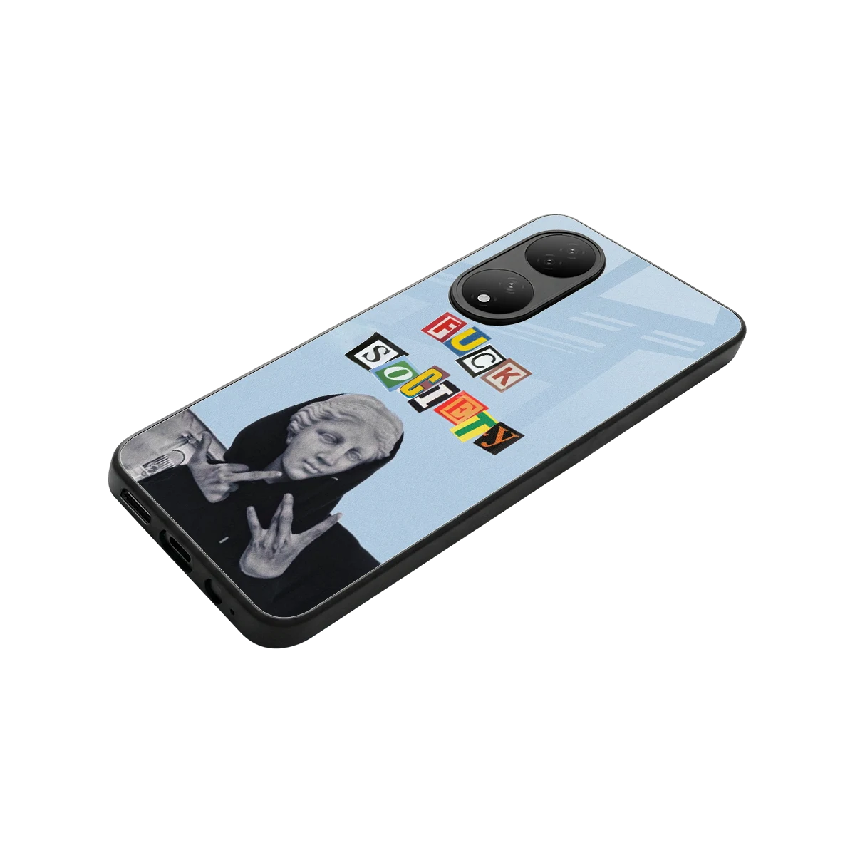 Rebel Mind stylish phone case for Vivo-y100 | glossy glass and slim fit