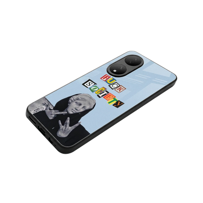 Rebel Mind stylish phone case for Vivo-y100 | glossy glass and slim fit