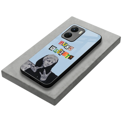Rebel Mind stylish phone case for vivo y16 | glossy glass and slim fit