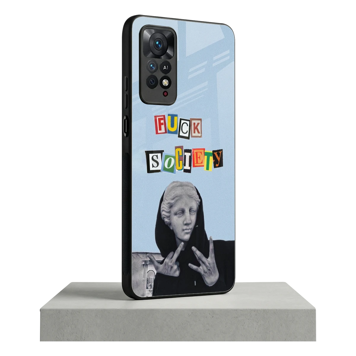Rebel Mind redmi note 11 pro mobile cover | shockproof glass phone case