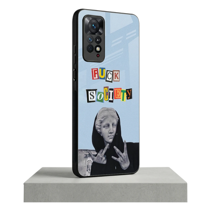 Rebel Mind redmi note 11 pro mobile cover | shockproof glass phone case