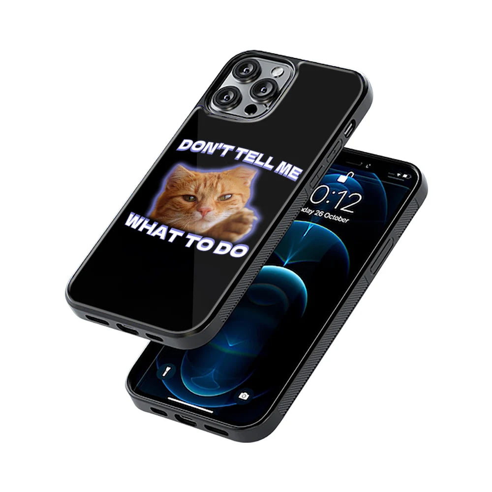 Protective Glass Back Phone Case Compatible with iPhone, Samsung, OnePlus, Pixel & More
