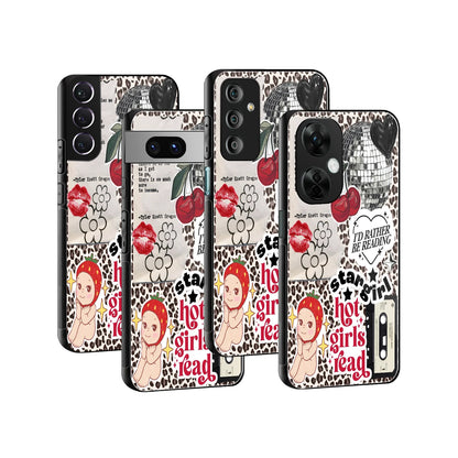 Stylish Glass Back Case for All Smartphones iPhone, Samsung, OnePlus, Pixel, Redmi, Oppo, Vivo, Motorola