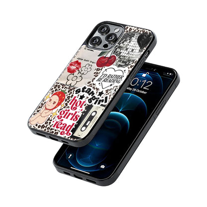 Protective Glass Back Phone Case Compatible with iPhone, Samsung, OnePlus, Pixel & More