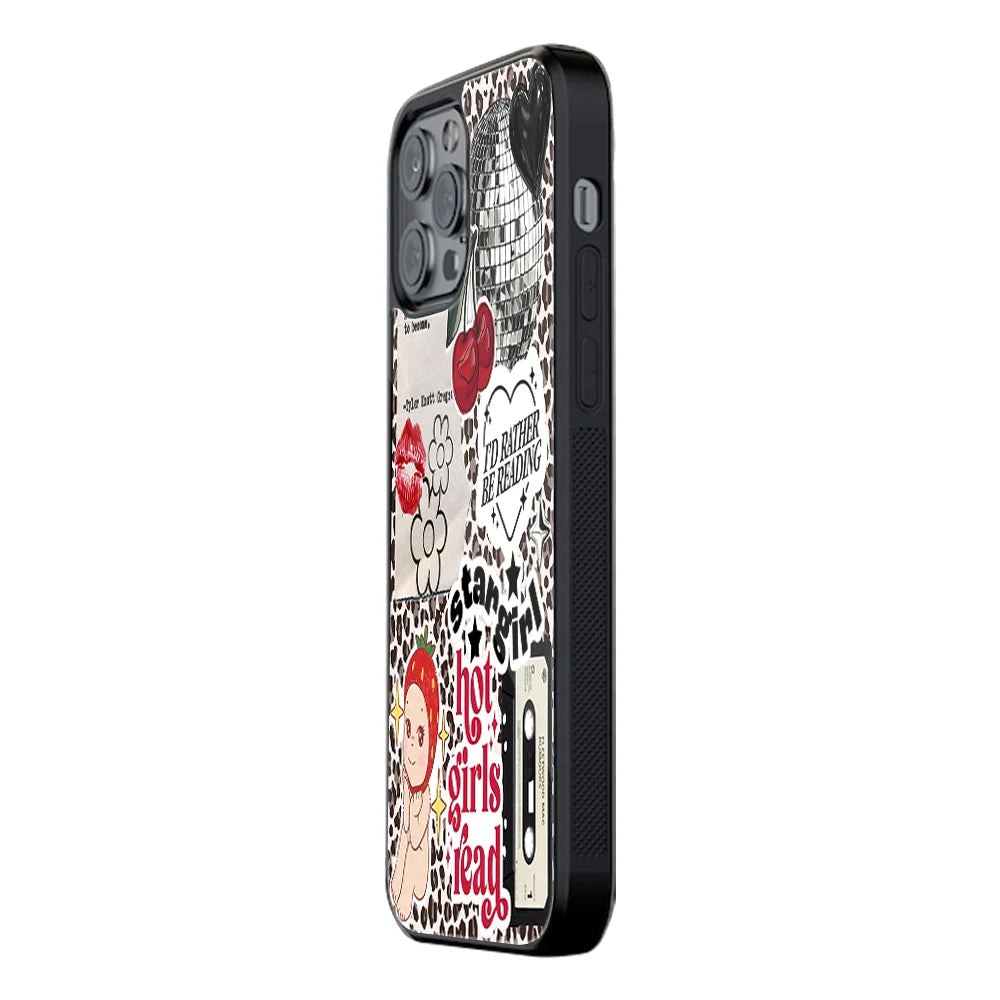 Trendy Glass Back Mobile Case for iPhone, Samsung, Redmi, OnePlus, Google Pixel, Motorola