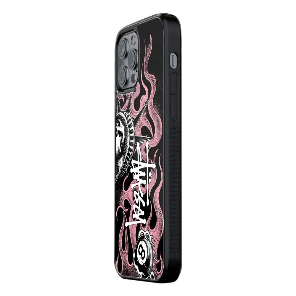 Trendy Glass Back Mobile Case for iPhone, Samsung, Redmi, OnePlus, Google Pixel, Motorola