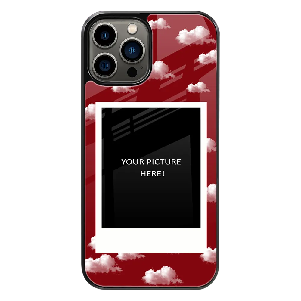 Polaroid Personalised Glass Phone Case