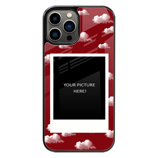 Polaroid Personalised Glass Phone Case