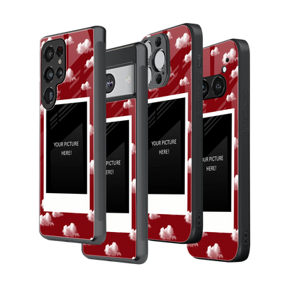 Polaroid Personalised Glass Phone Case