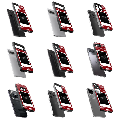 Polaroid Personalised Glass Phone Case