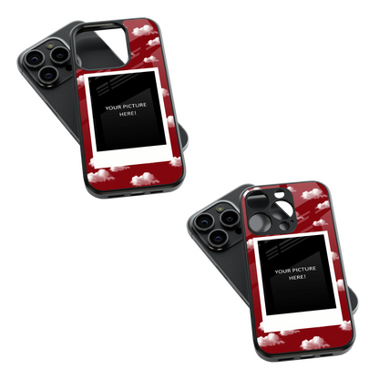 Polaroid Personalised Glass Phone Case