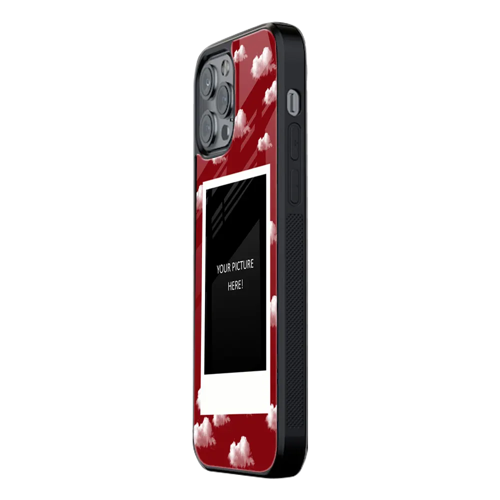 Polaroid Personalised Glass Phone Case