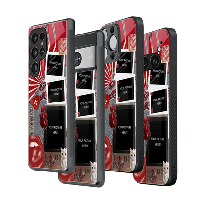 Polaroid Personalised Glass Phone Case