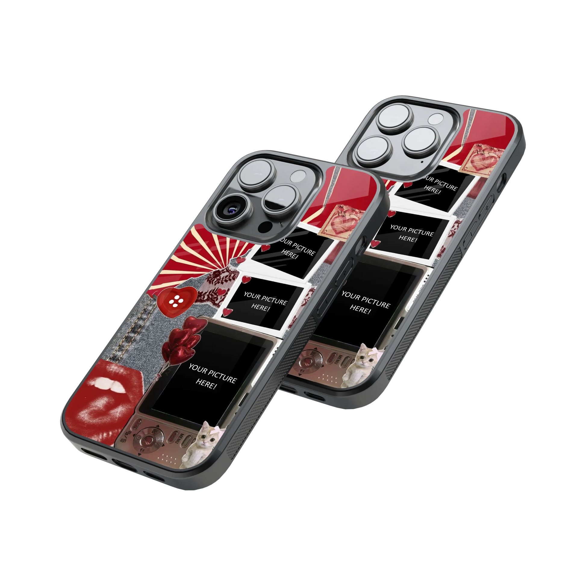 Polaroid Personalised Glass Phone Case