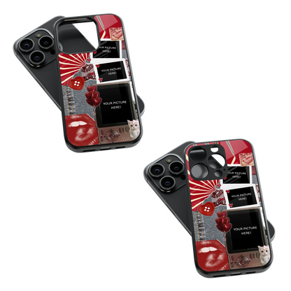 Polaroid Personalised Glass Phone Case