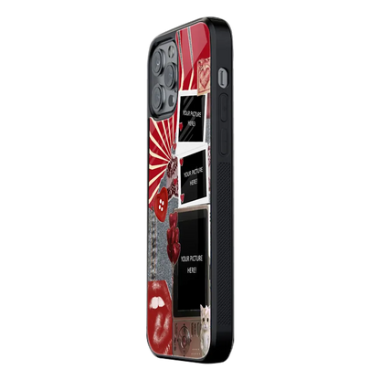 Polaroid Personalised Glass Phone Case