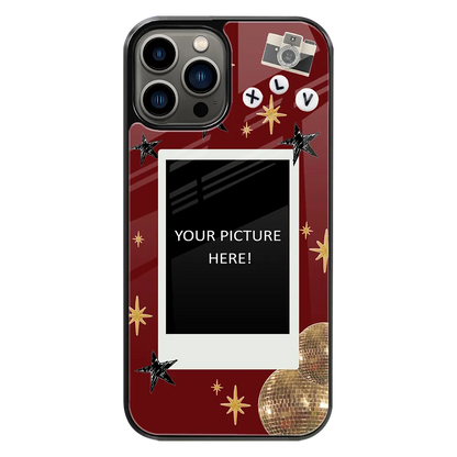 Polaroid Personalised Glass Phone Case