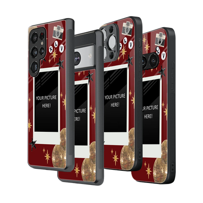 Polaroid Personalised Glass Phone Case