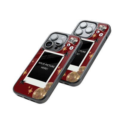 Polaroid Personalised Glass Phone Case