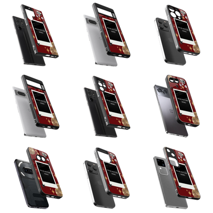 Polaroid Personalised Glass Phone Case