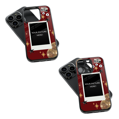 Polaroid Personalised Glass Phone Case